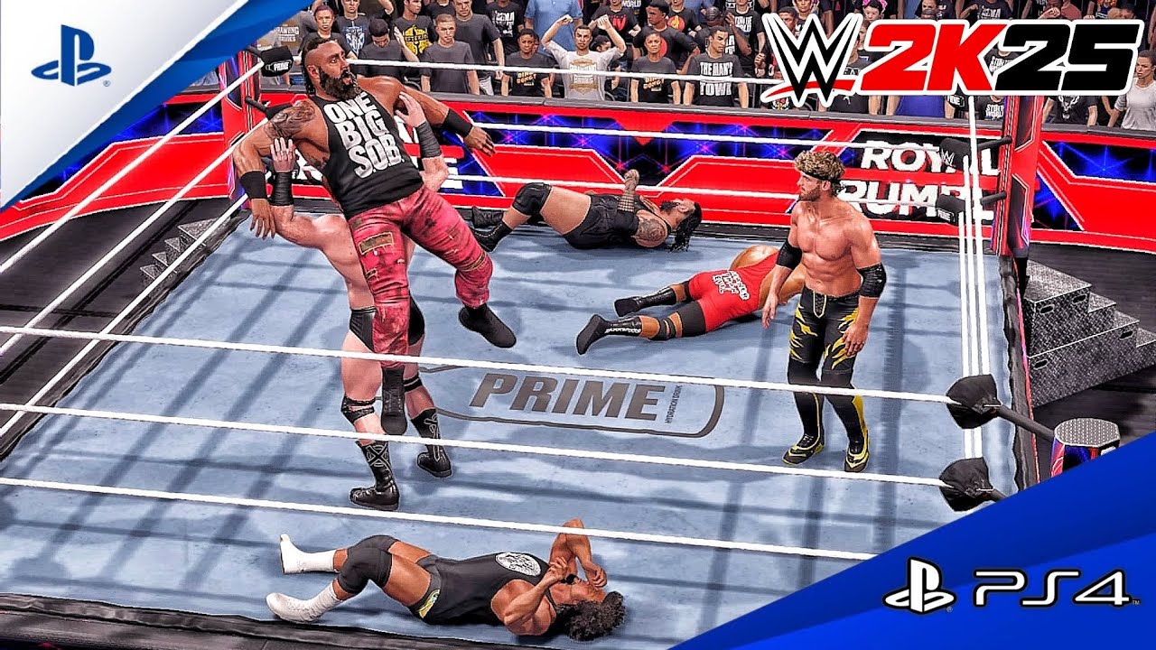 WWE 2K25 - Greatest 8-Man Battle Royal Match At Royal Rumble 2026 | PS4™