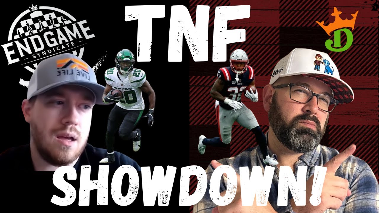 NFL DFS DraftKings Showdown Picks Early Strategy Jets-Patriots Thursday Night Football Lineups