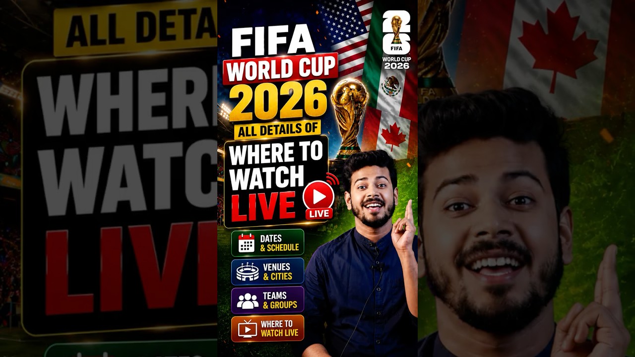 FIFA 2026 Live - How to watch Fifa World Cup 2026 in India