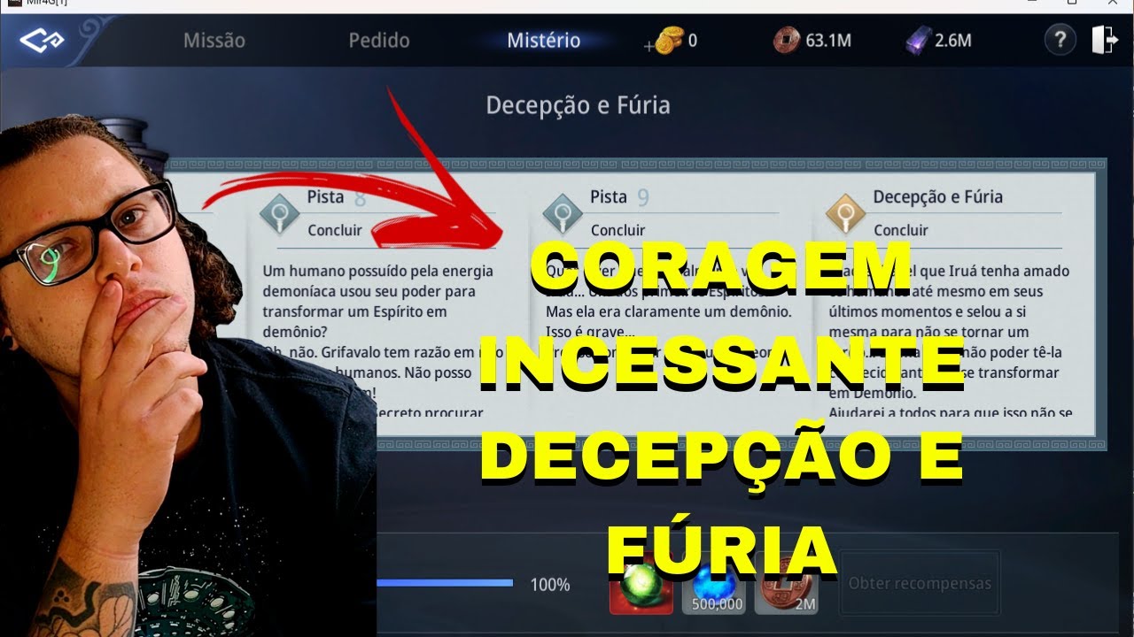 MIR4 - MISTÉRIO CORAGEM INCESSANTE 3 º PERGAMINHO LIBERAÇÃO E CONCLUSÃO DECEPÇÃO E FÚRIA COMPLETO
