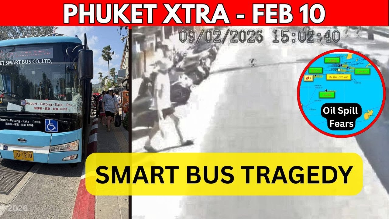 CHARGED: Smart Bus Driver in Karon Death; Navy Locates Sunken Cargo Ship || Thailand News