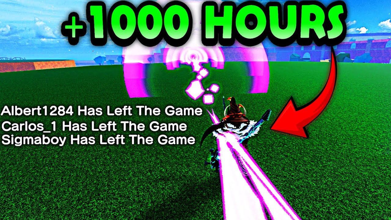 Making People RAGE QUIT With 1000 HOURS Of SNIPING In Blox Fruits
