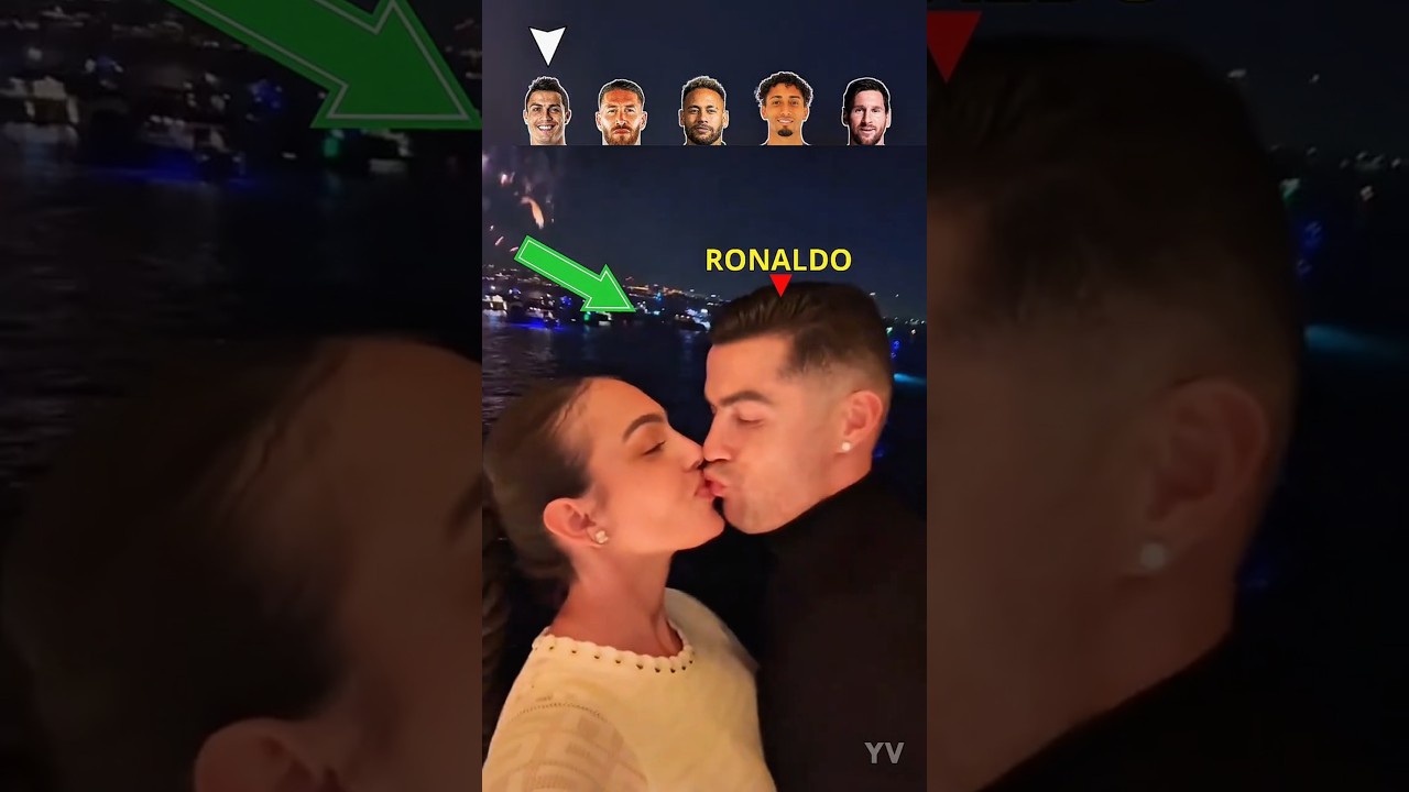 Ronaldo kisses Georgina Rodriguez 💋😍