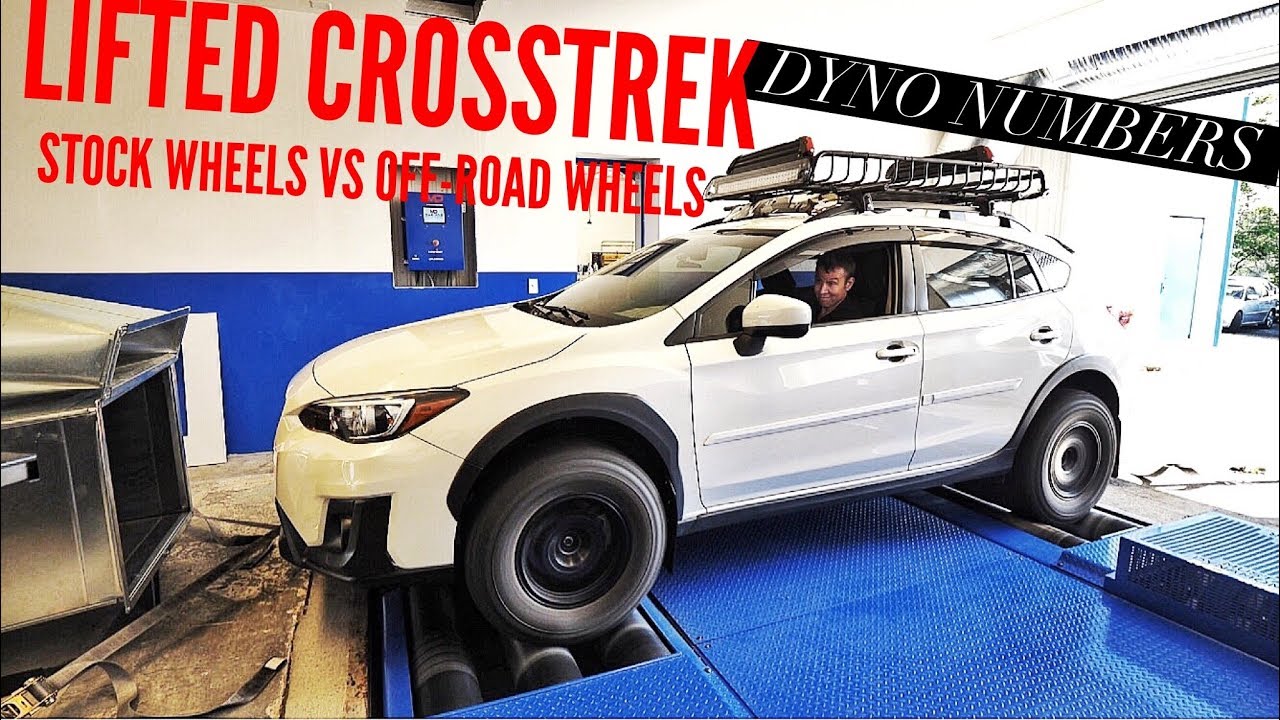 LIFTED SUBARU CROSSTREK DYNO NUMBERS? STOCK TIRES VS MUD TERRAINS