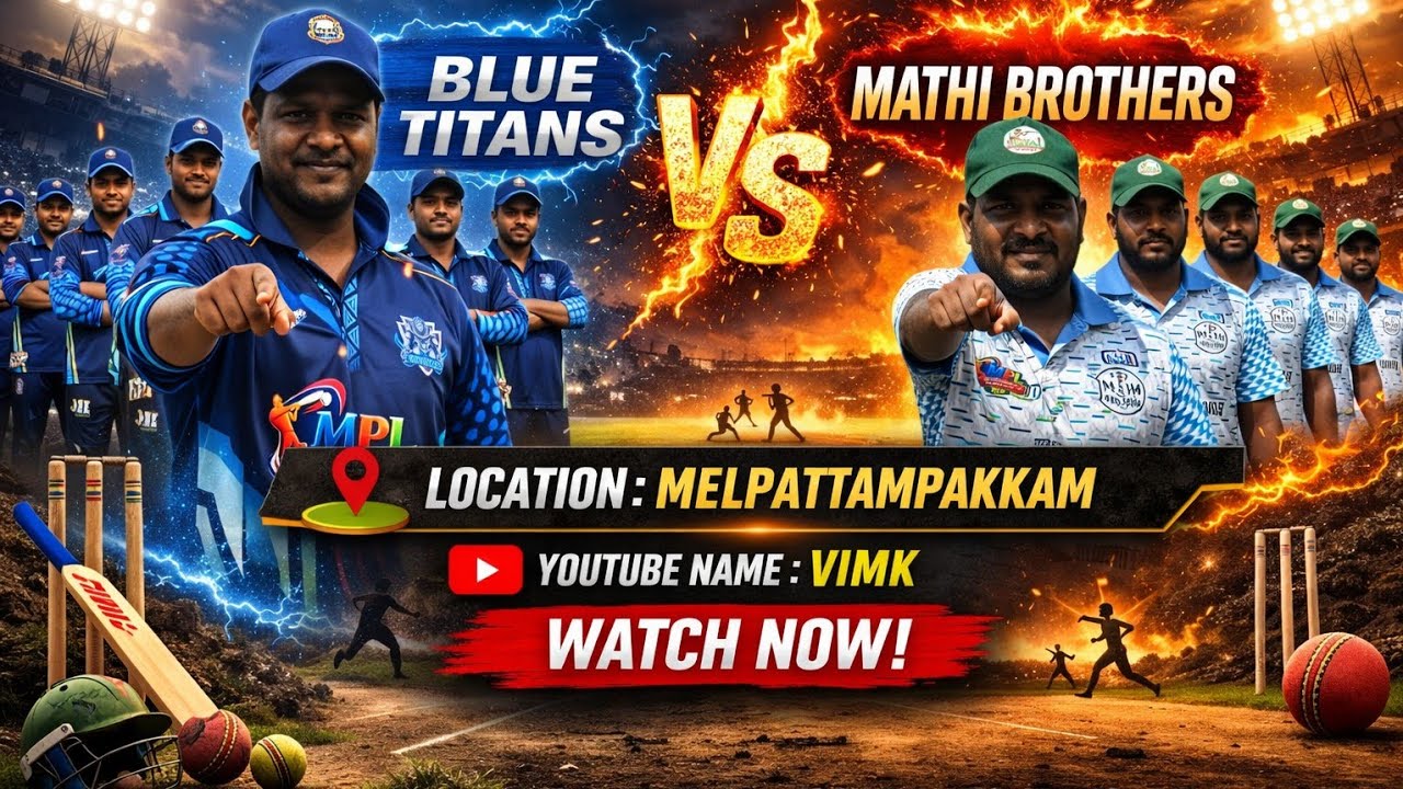 MATHI BROTHERS VS BLUE TITANS #cricket #batting #bowling