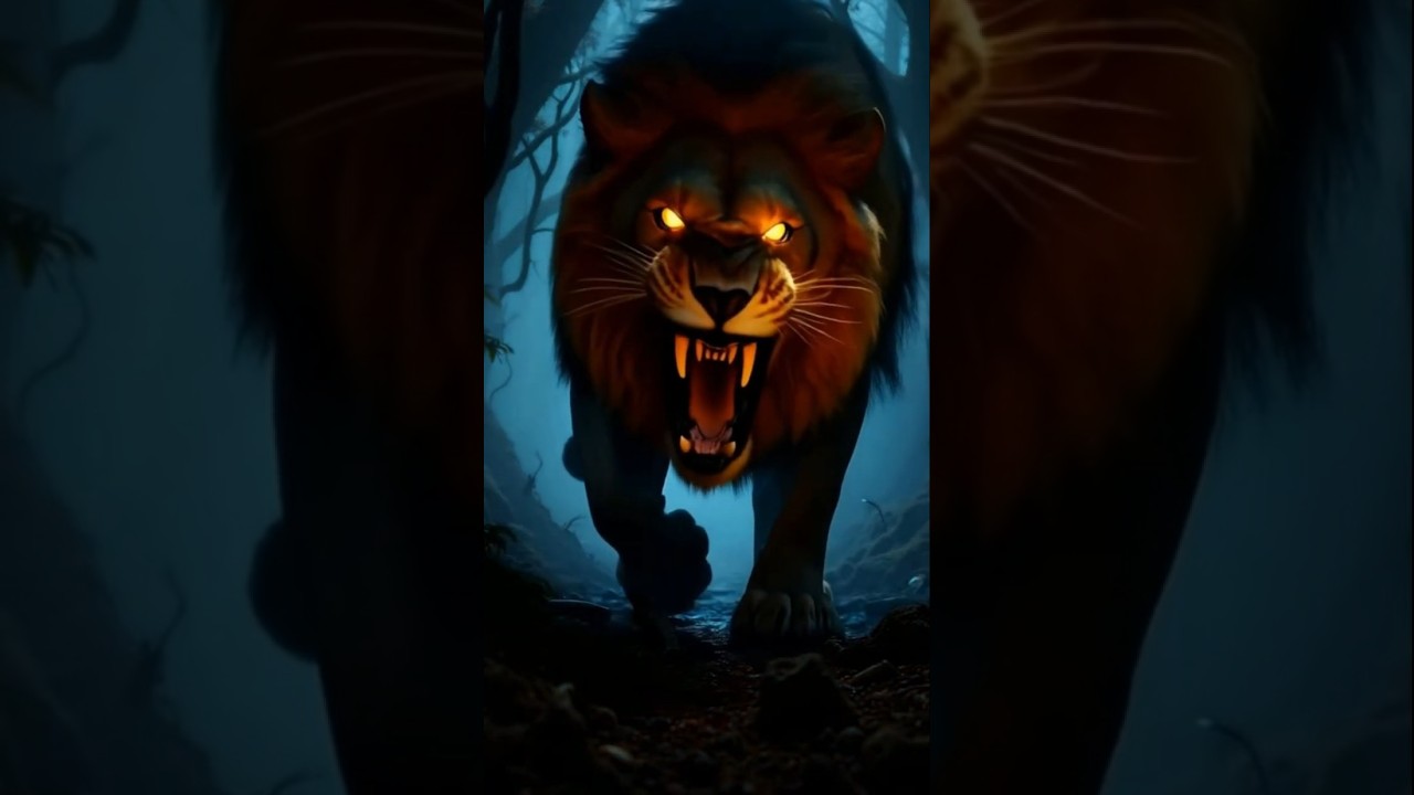 Horror Lion . . . #scary #horrorstories #creepy #ghost