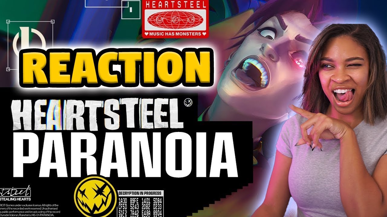 (MY REACTION) HEARTSTEEL - PARANOIA ft. BAEKHYUN, tobi lou, ØZI, and Cal Scruby // League of Legends
