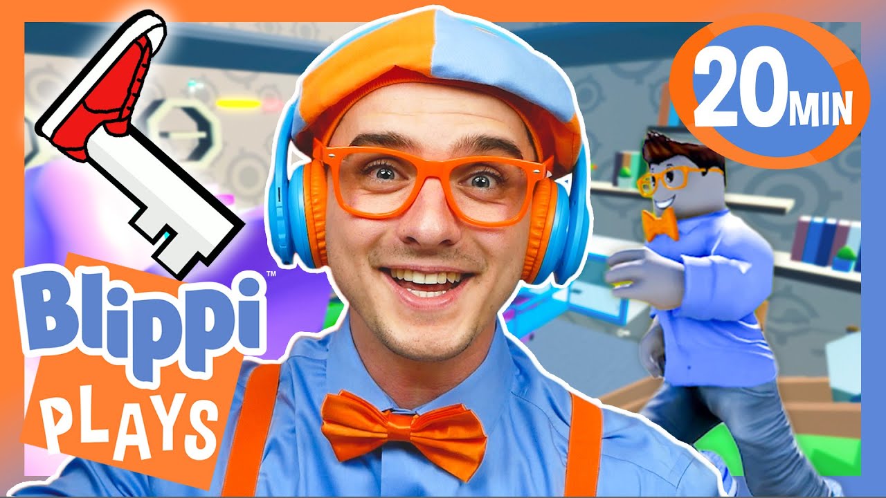 Let's Find All The Keys! | BEST OF BLIPPI PLAYS | Roblox Gaming Videos for Kids