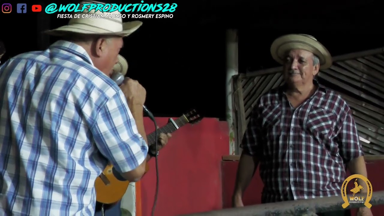 Llanto y gallino Picao en Fiesta de Cristian Alonso y Rosmery Espino en Llano Abajo de #Guarare