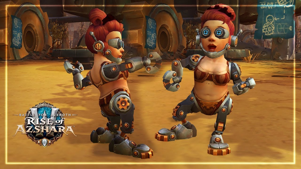Mechagnome Female Dance Animation | Patch 8.2 Rise of Azshara