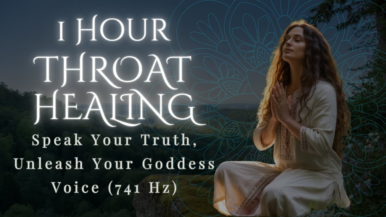 Divine Feminine Sound Bath: Throat Chakra Healing | Unleash Your Goddess Voice (741 Hz)
