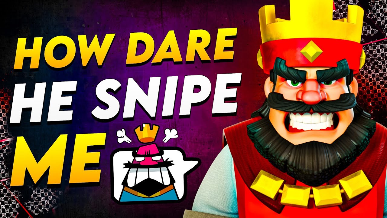 I Got *SNIPED* By Clash Royale's #1 Sniper