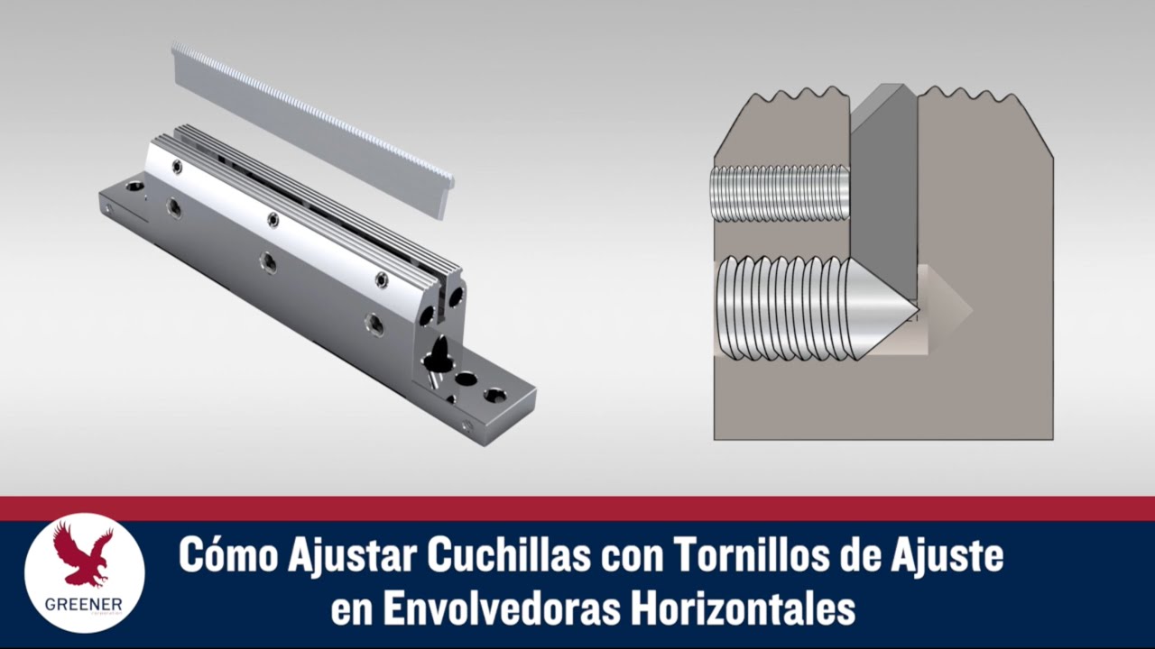 Cómo Ajustar Cuchillas con Tornillos de Ajuste en Envolvedoras Horizontales
