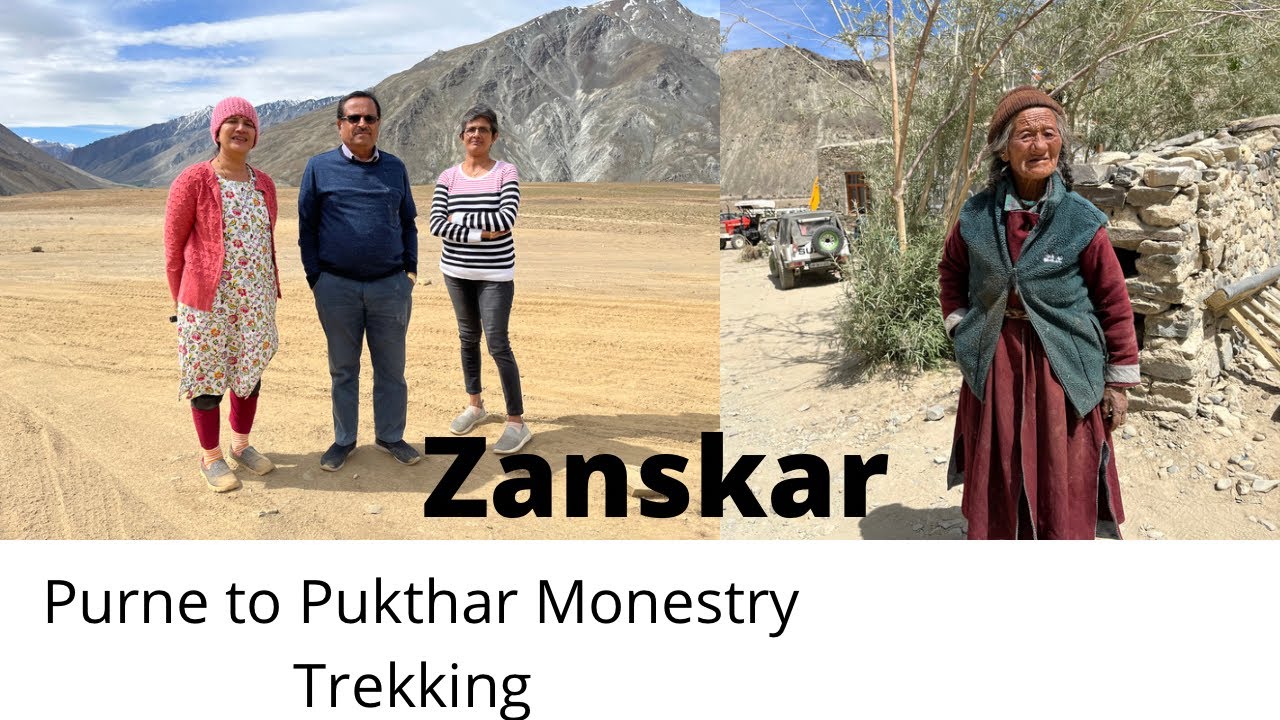 Zanskar EP05|Trekking Purne to Puktal Cave Monastery 2500 year old|Purne|#zanskar #Trekking