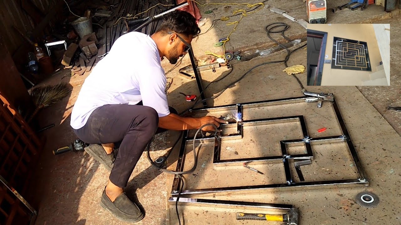 How To Make Window Grill || Stainless Steel Window Grill Full Process || @Ssweldingwork