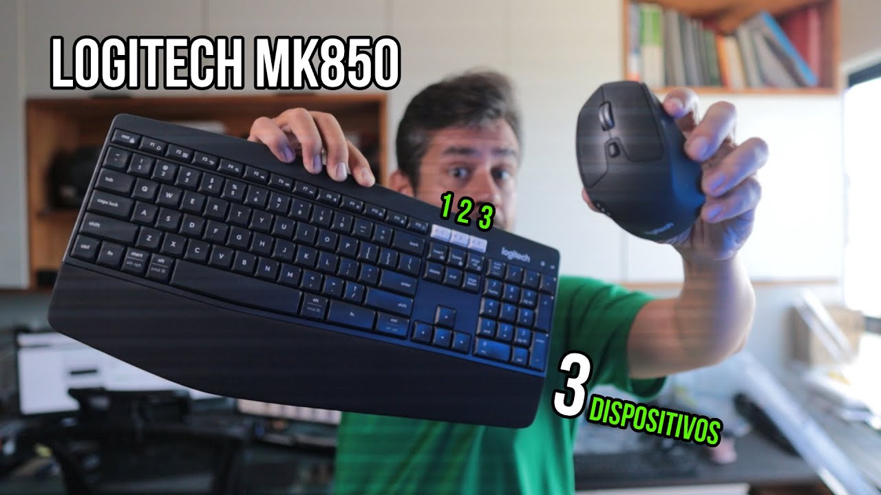 Review e instalação do kit Logitech MK850. Perfeito para produtividade?