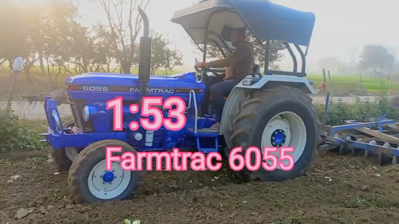 Swaraj 963 vs Farmtrac 60 vs Farmtrac 6055 vs Preet 6049 vs holland 5620 harrow 10×10 compition