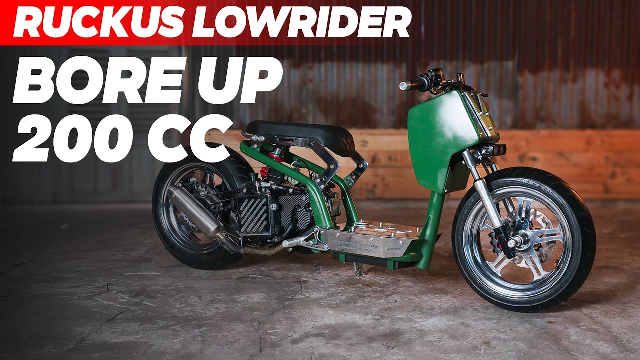 CUSTOM MATIC BORE UP 200 CC JADI RUCKUS LOWRIDER