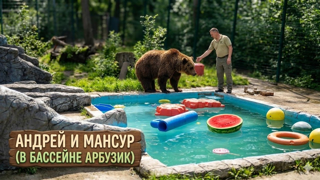 Андрей сделал Мансуру сюрприз 😋🐻Dad gave Mansur a surprise_ 16/08/25
