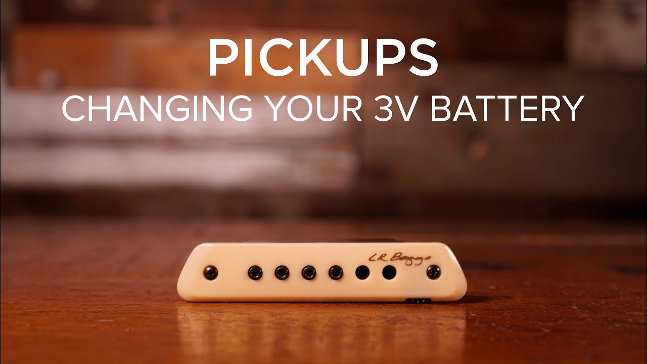 Pickups | Changing Your 3V Battery