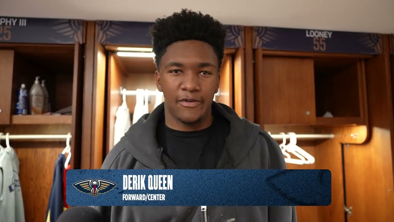 Derik Queen on getting stops down the stretch | Pelicans-Mavericks Postgame Interview 12/22/25