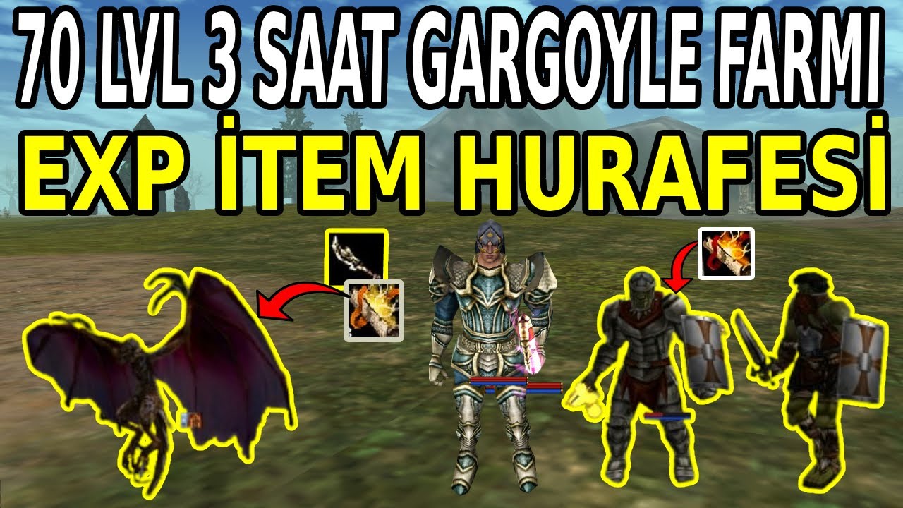 3 Saat Gargoyle Farmı Yaptım! Sonu ŞOK Etti | GERÇEKTEN DEĞER Mİ? 💰🔥 l Knight Online