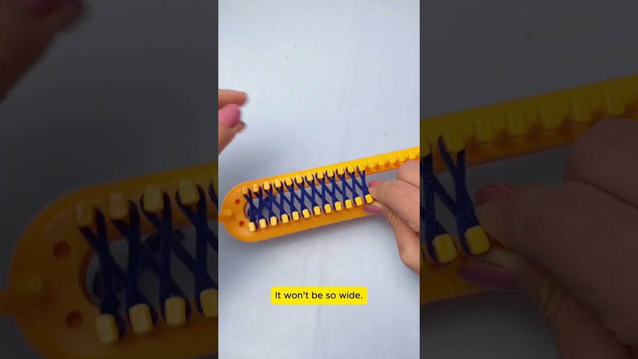 Easy Loom Knitting Starting Your First Scarf | part 1