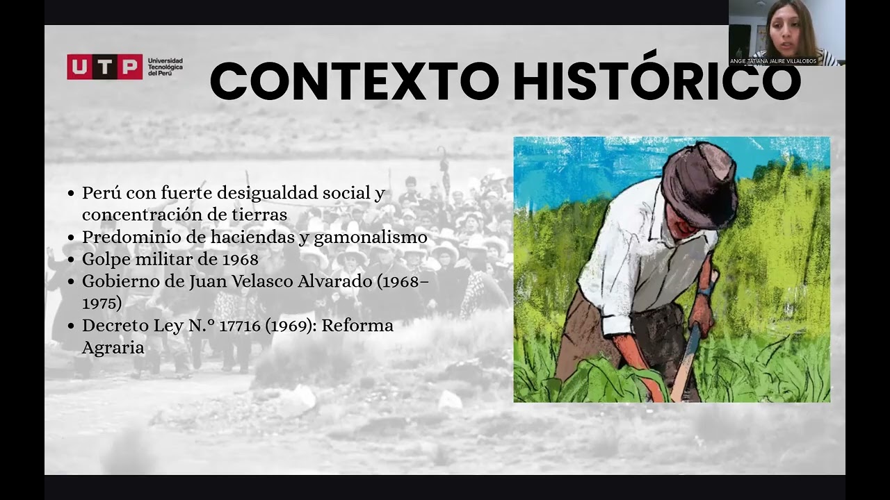 Fue beneficiosa la Reformar Agraria en el Perú   Angie Jalire