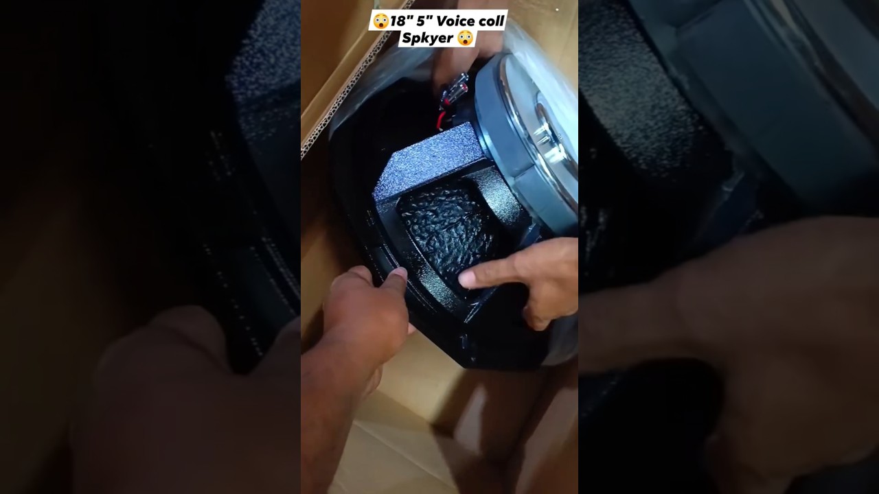 Boya 18 inchi speaker unboxing #audioamplifier #audiosound #electronic #caramplifier #soundeffect