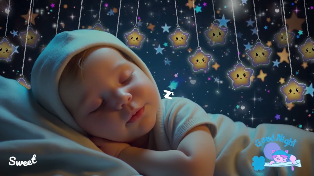 Soothing Deep Rest 🌙Fall Asleep in 3 Minutes 💤Baby Sleep Music 🎶Mozart & Brahms Lullabies