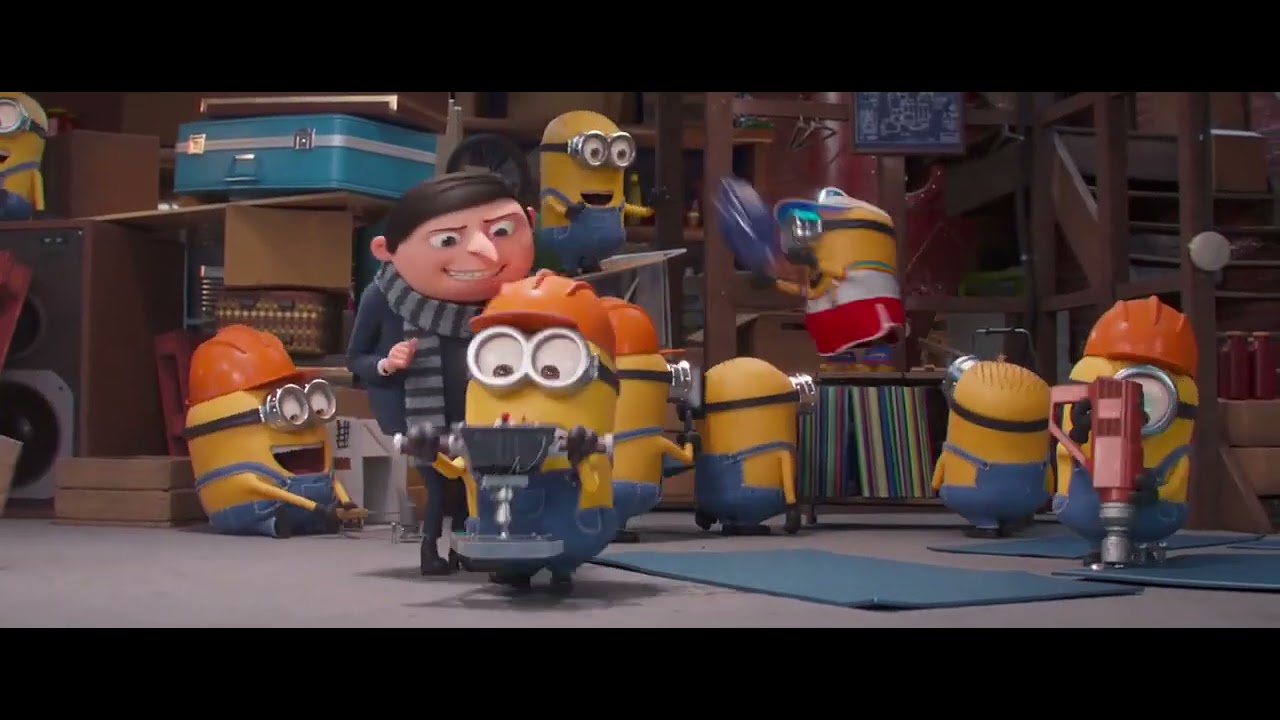 Minions The Rise Of Gru (2022 )  lab scene