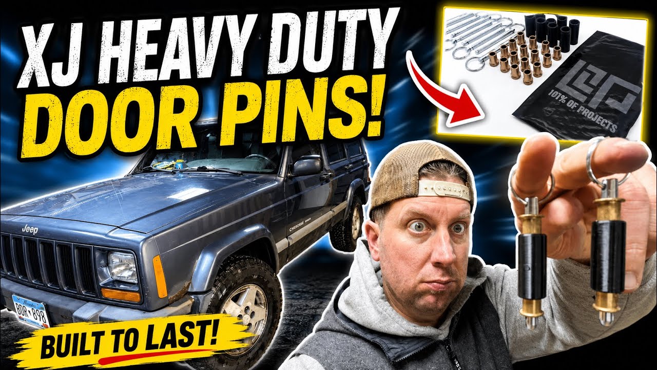 The BEST Jeep Cherokee XJ Door Pin Replacement @LotsOfProjects  | XJ Liftgate Strut Replacement