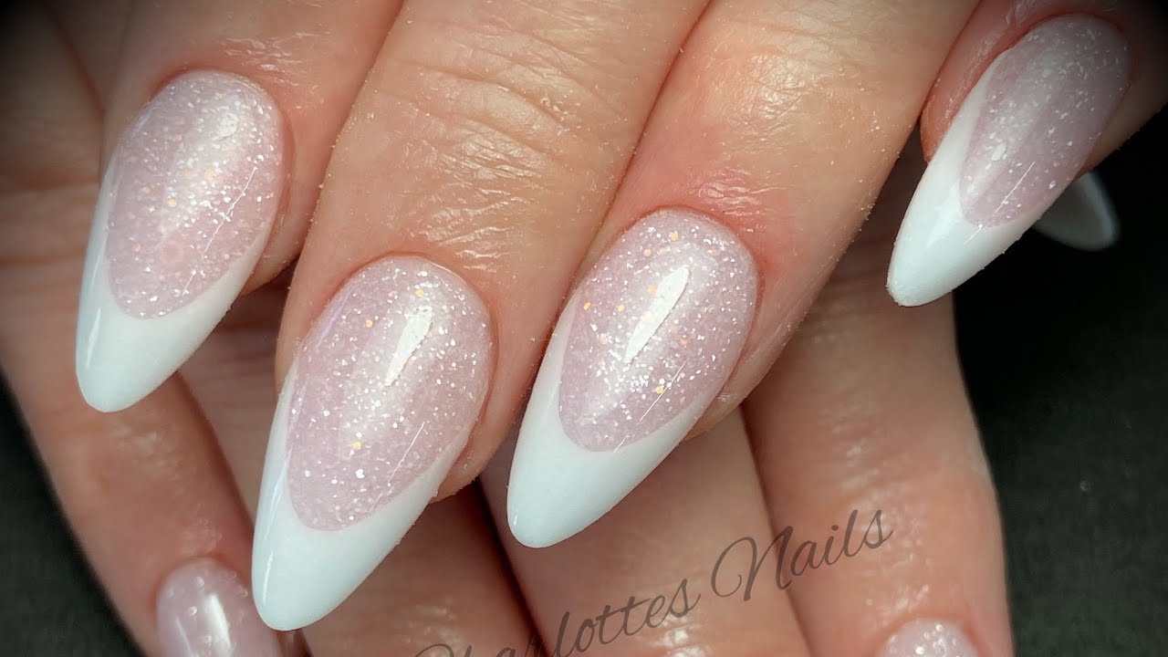 Pink & white acrylic nails - FULL PREP INC.