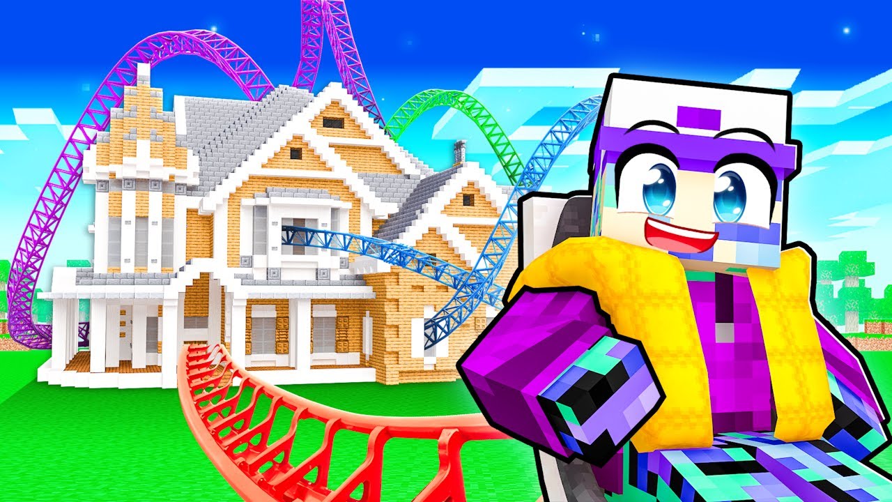 I Built a SECRET Theme Park In My House!