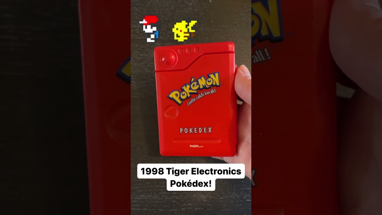 Tiger Electronics Pokemon Pok&eacute;dex 1998. #nintendo #pokemon #pokedex #toys #pokemoncards #pokemontcg