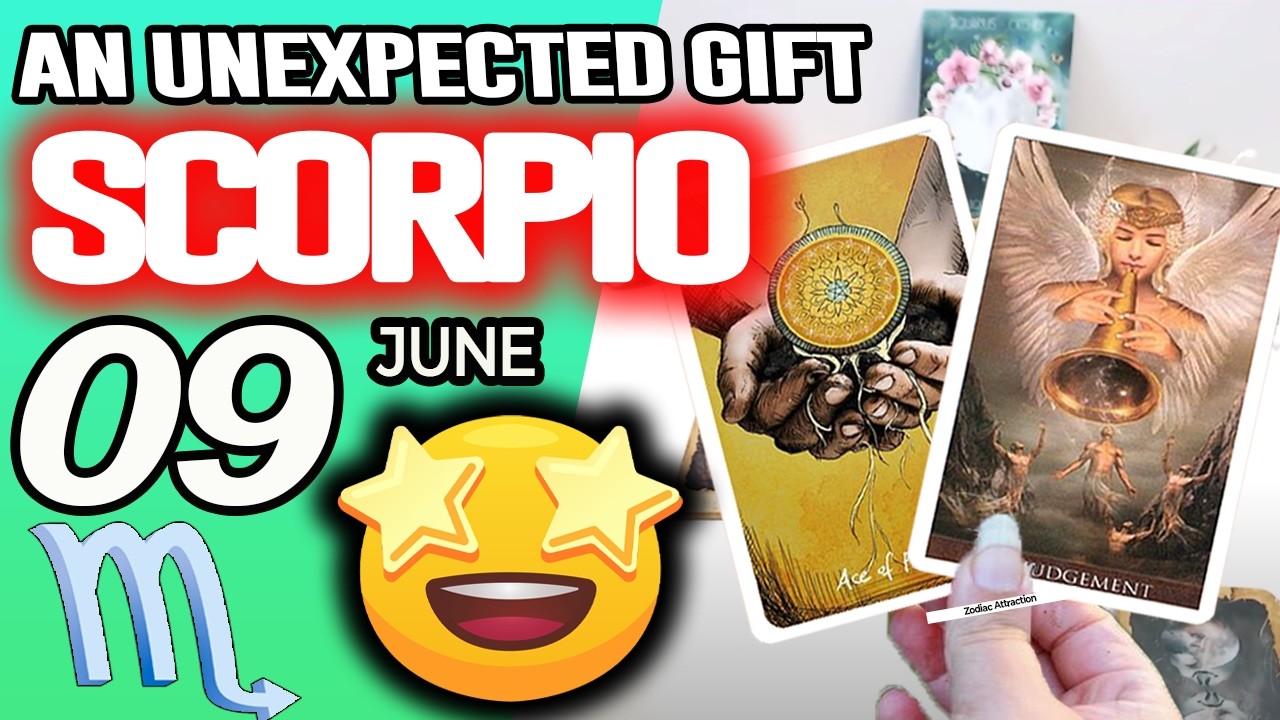 Scorpio ♏AN UNEXPECTED GIFT 😍 horoscope for today JUNE 9 2026 ♏ #scorpio tarot JUNE