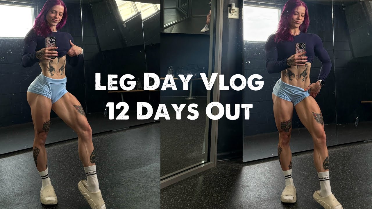 Final Depletion of Prep | Leg Day Vlog | 12 Days Out