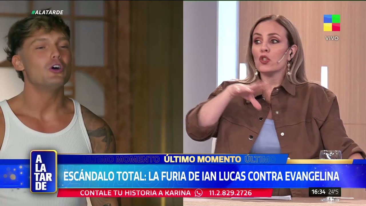 🔥 ESCÁNDALO TOTAL: LA FURIA DE IAN LUCAS CON EVANGELINA ANDERSON
