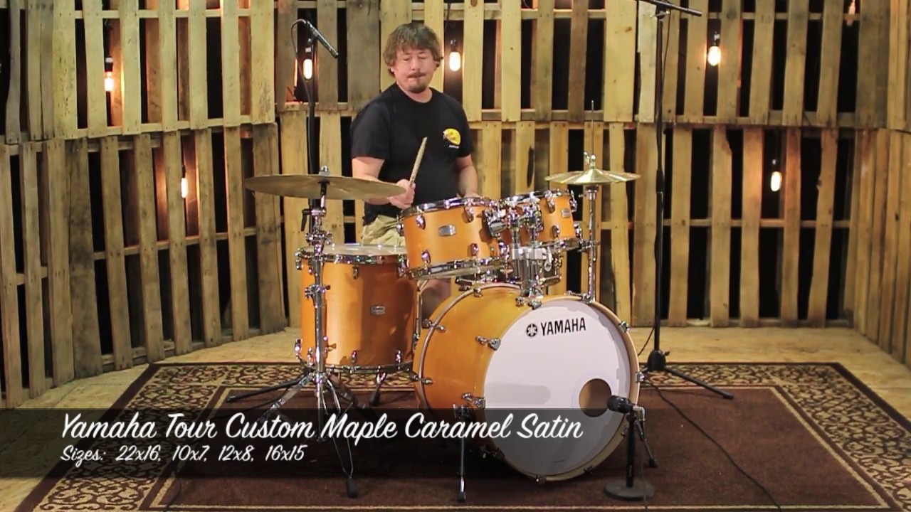 Yamaha Tour Custom Maple Caramel Satin