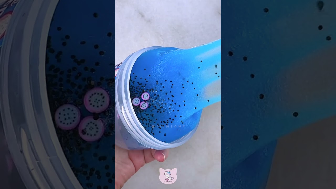 Jelly Slime ASMR 💙 Blue Dragonfruit Jelly from Pilot Slime