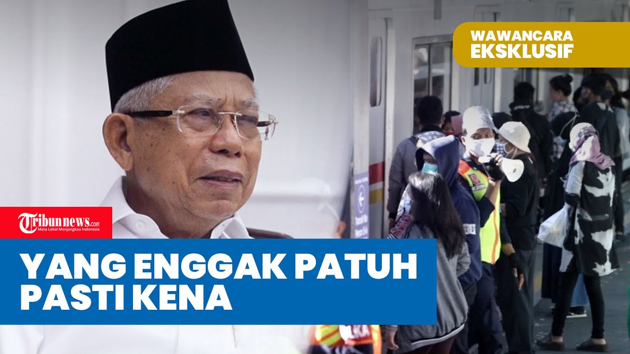 WAWANCARA EKSKLUSIF Wapres RI Maruf Amin: Ada Orang Ingin Buat Kacau Pakai Hoax Covid-19