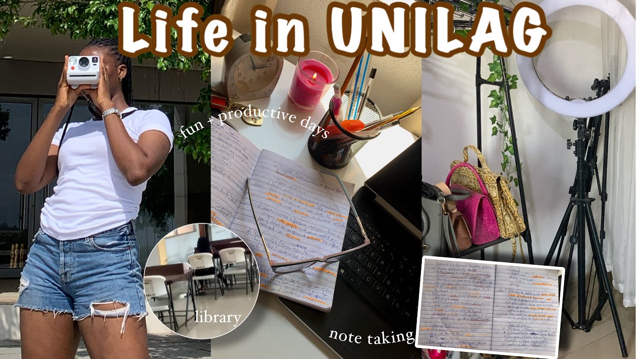 Life in UNILAG | first week back in school - campus days + haul, trying out my new camera + cleaning