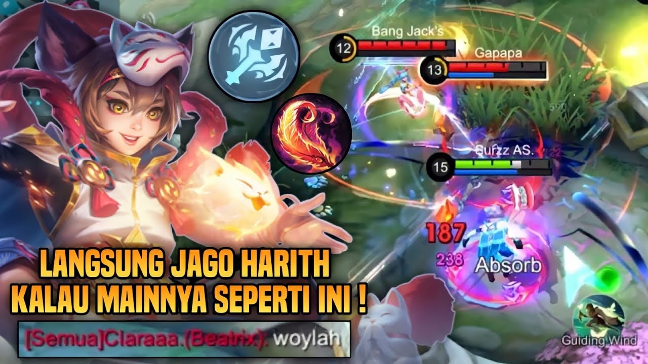 AWALNYA DIREMEHIN MUSUH ! HARITH Surzz AS MODE SERIUS TERLALU MENGERIKAN ! HARITH TOP GLOBAL - MLBB