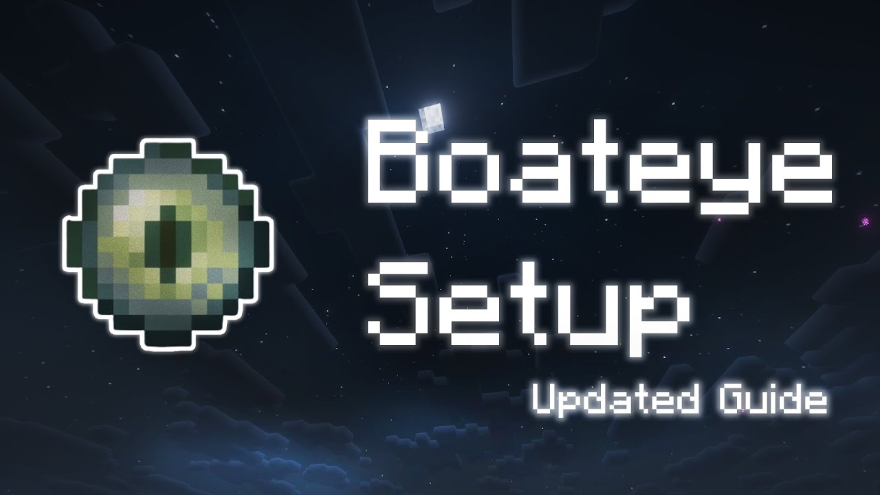 Boat Eye Setup Guide for Minecraft Speedrunning (Updated 2026)