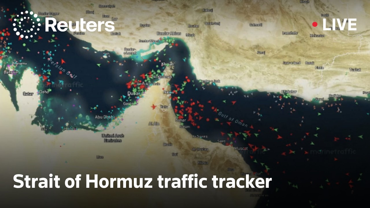 LIVE: Vessel traffic in Strait of Hormuz