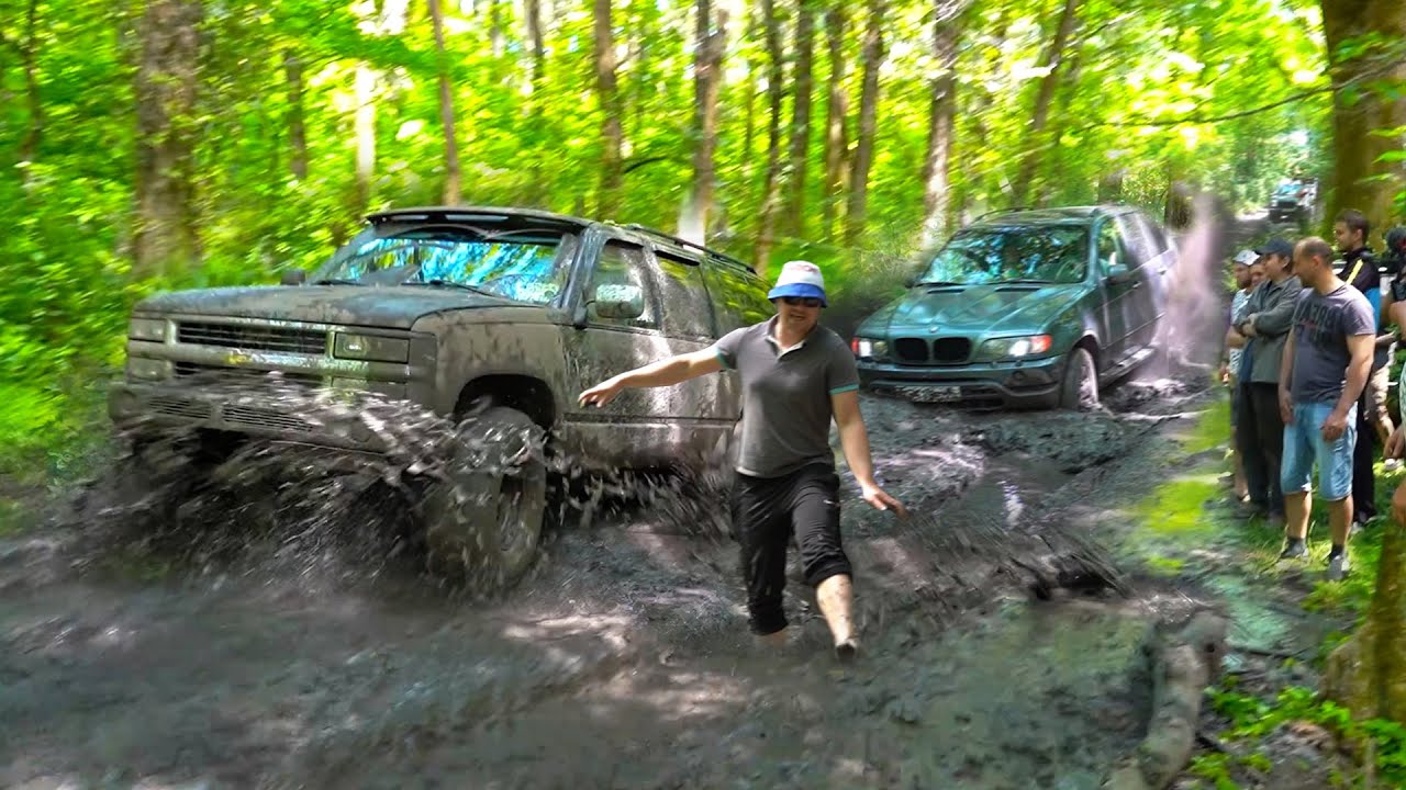 ЖЕСТКИЙ off-road В ЛЕСУ! поспорили JEEP, SUBURBAN, BMW X5, SUZUKI, HOVER, OPEL FRONTERA