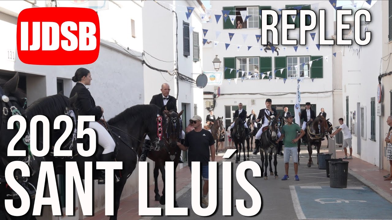 Primer toc i replec 🔴 Dissabte de Sant Lluís 2025 ⚜️ Sant Lluís 🐴 Menorca
