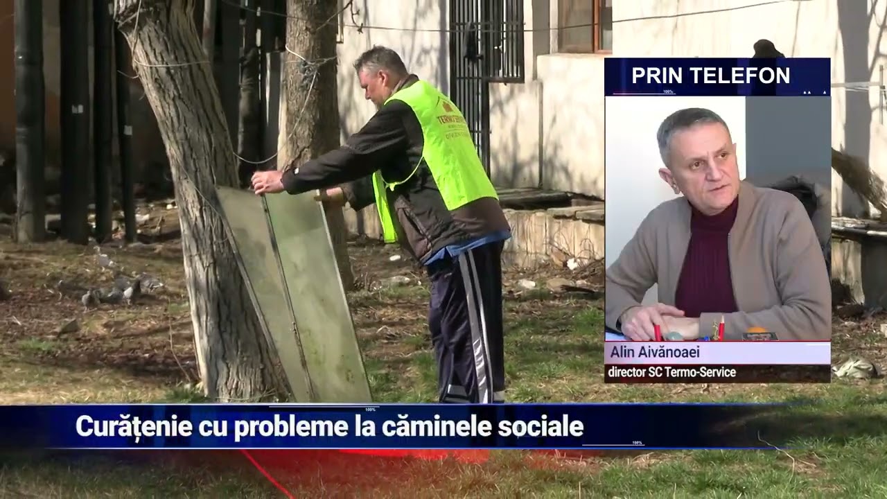 Curăţenie cu probleme la căminele sociale