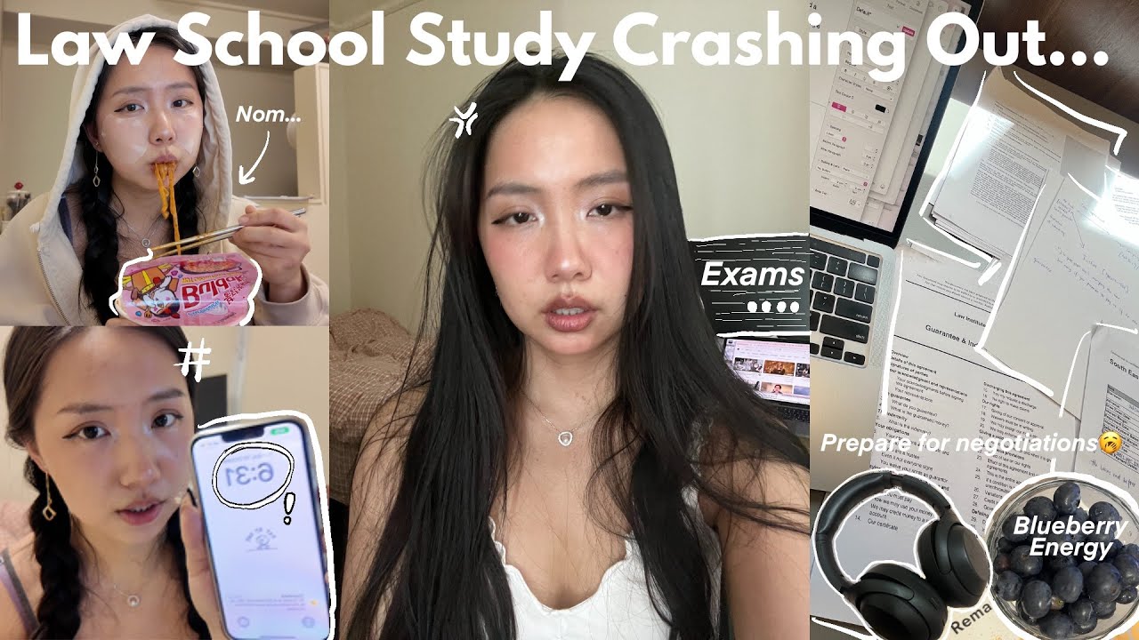 🖇️Study Vlogs eps 004 ₍^. .^₎⟆ 2am study grinding⌛️Productive weeks ୨ৎ law exams