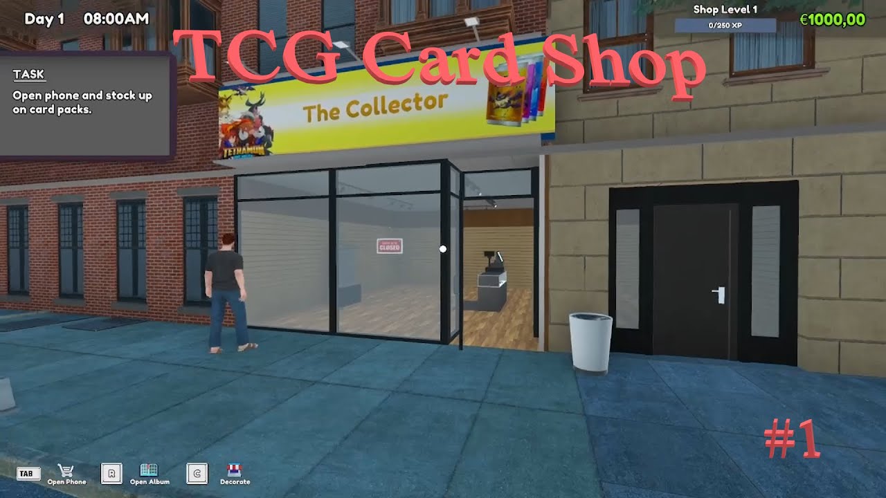 TCG Card Shop Simulator – Episode 1: Opening Day! First Steps & First 2 Days 🏪🃏